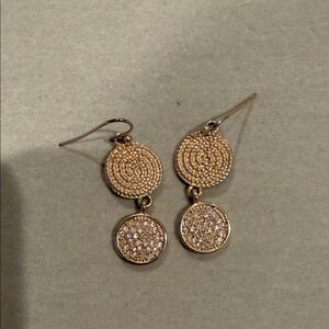 Elegant Gold Dangle Earrings